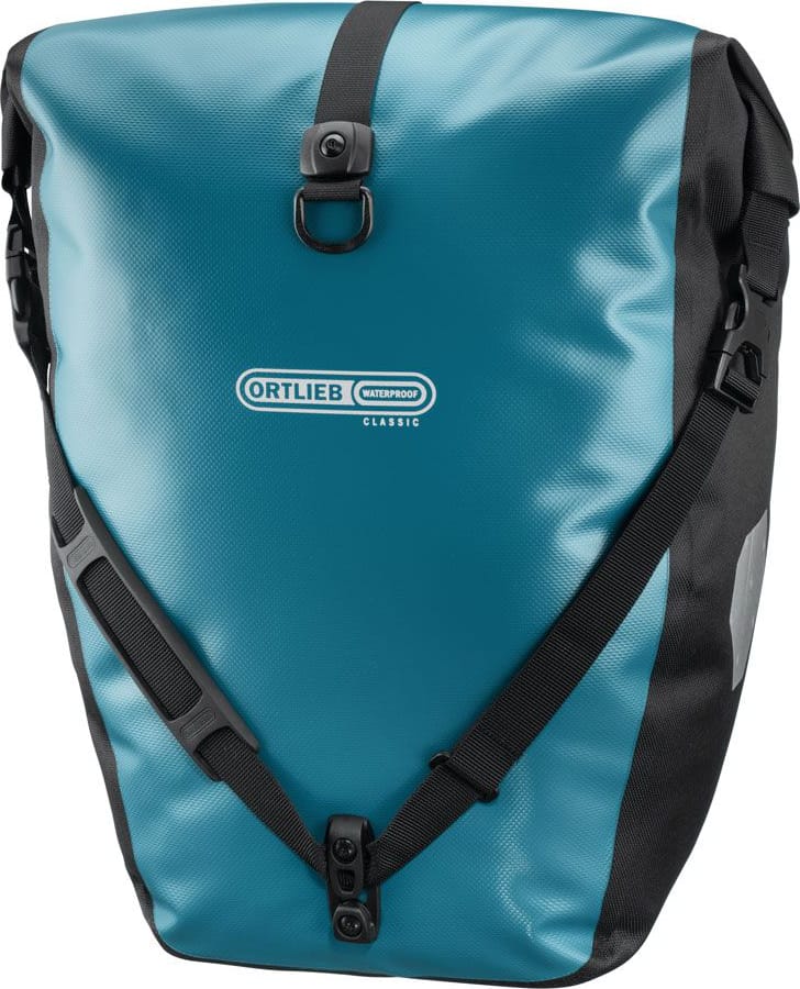Гермосумка велосипедная Ortlieb Back-Roller Classic petrol-black, 20 л фото 