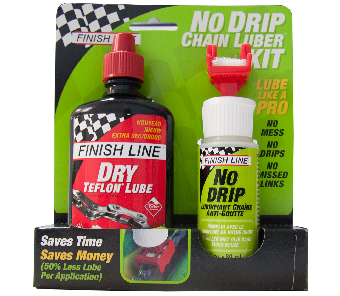Смазка Finish Line цепи для сухой погоды с дозатором 4oz (120мл.) фото 1