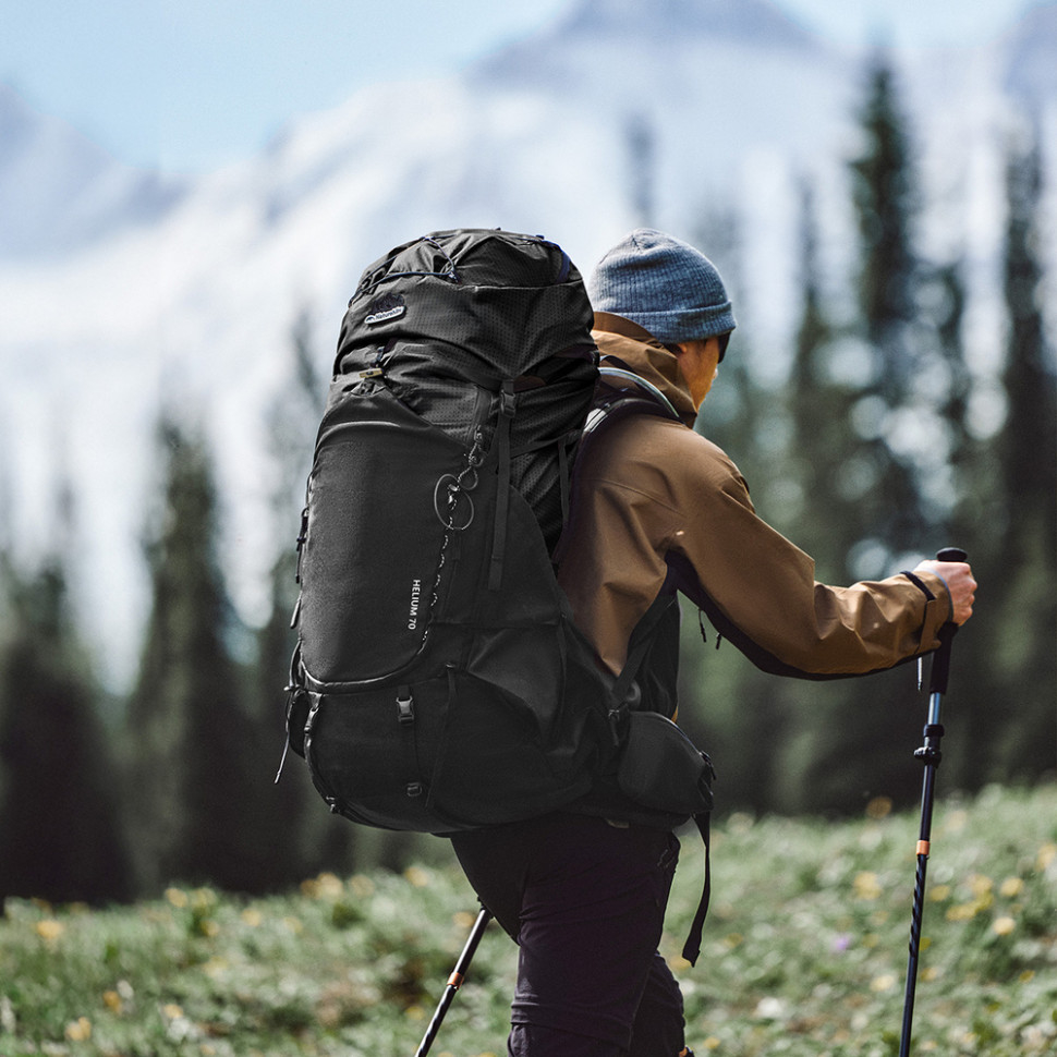 Рюкзак Naturehike Helium CNK2450XB014, 70 л, розмір L, чорний фото 5