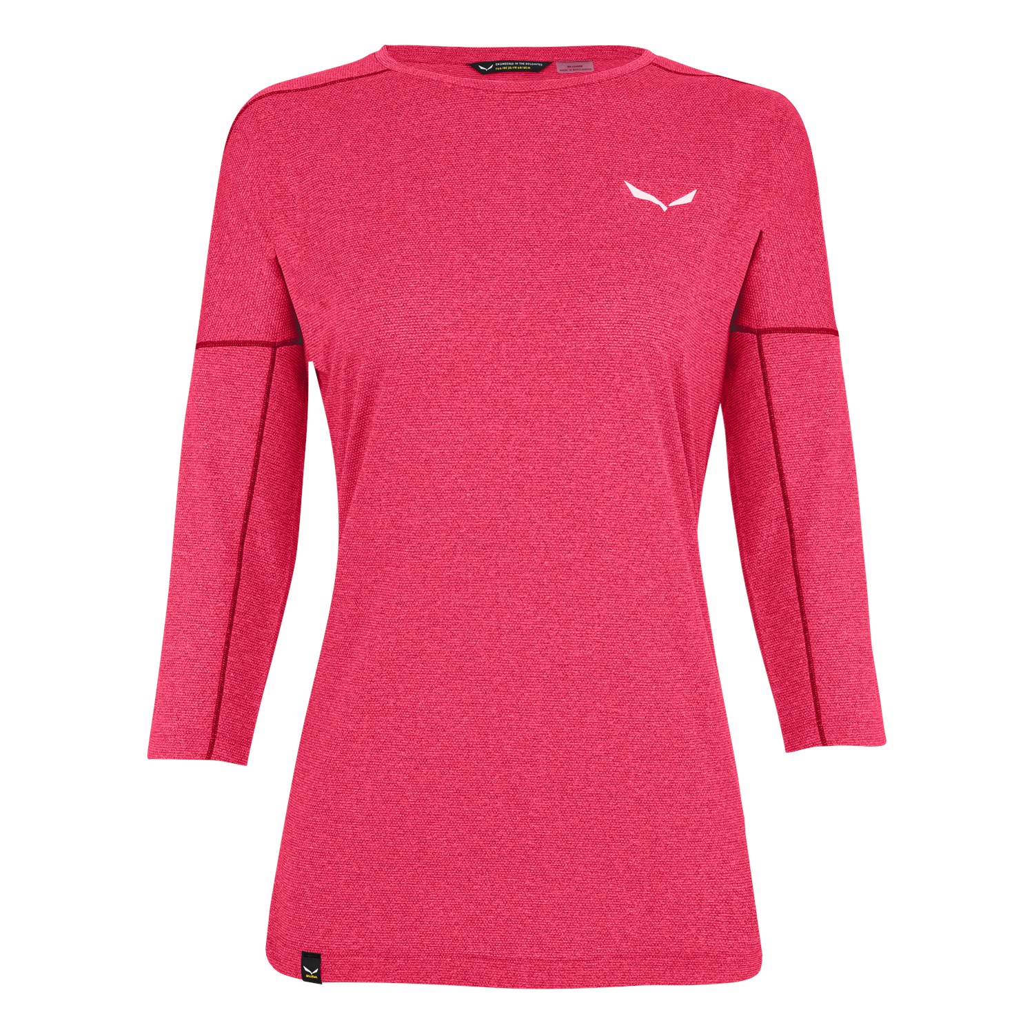 Футболка Salewa PEDROC HYBRID 2 DRY W L/S TEE. 27724 6385 жіноча, розмір M, рожева фото 