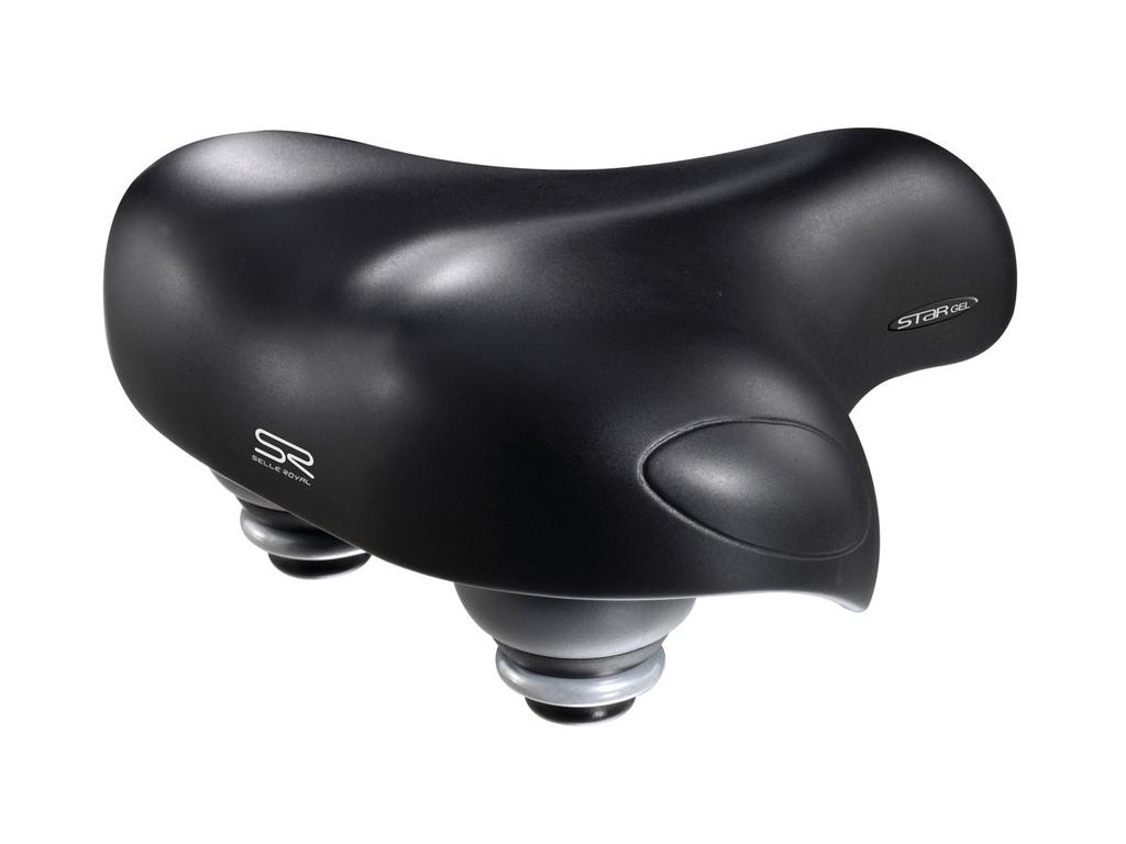 Седло Selle Royal Classic Range Relaxed база-сталь Star Renna черный фото 