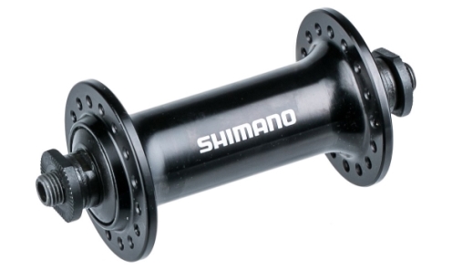 Втулка пер. Shimano HB-RS400 32H, OLD: 100мм, черная фото 