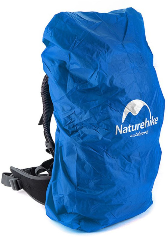 Чехол для рюкзака Naturehike NH15Y001-Z, размер M, 30-50 л, голубой фото 2