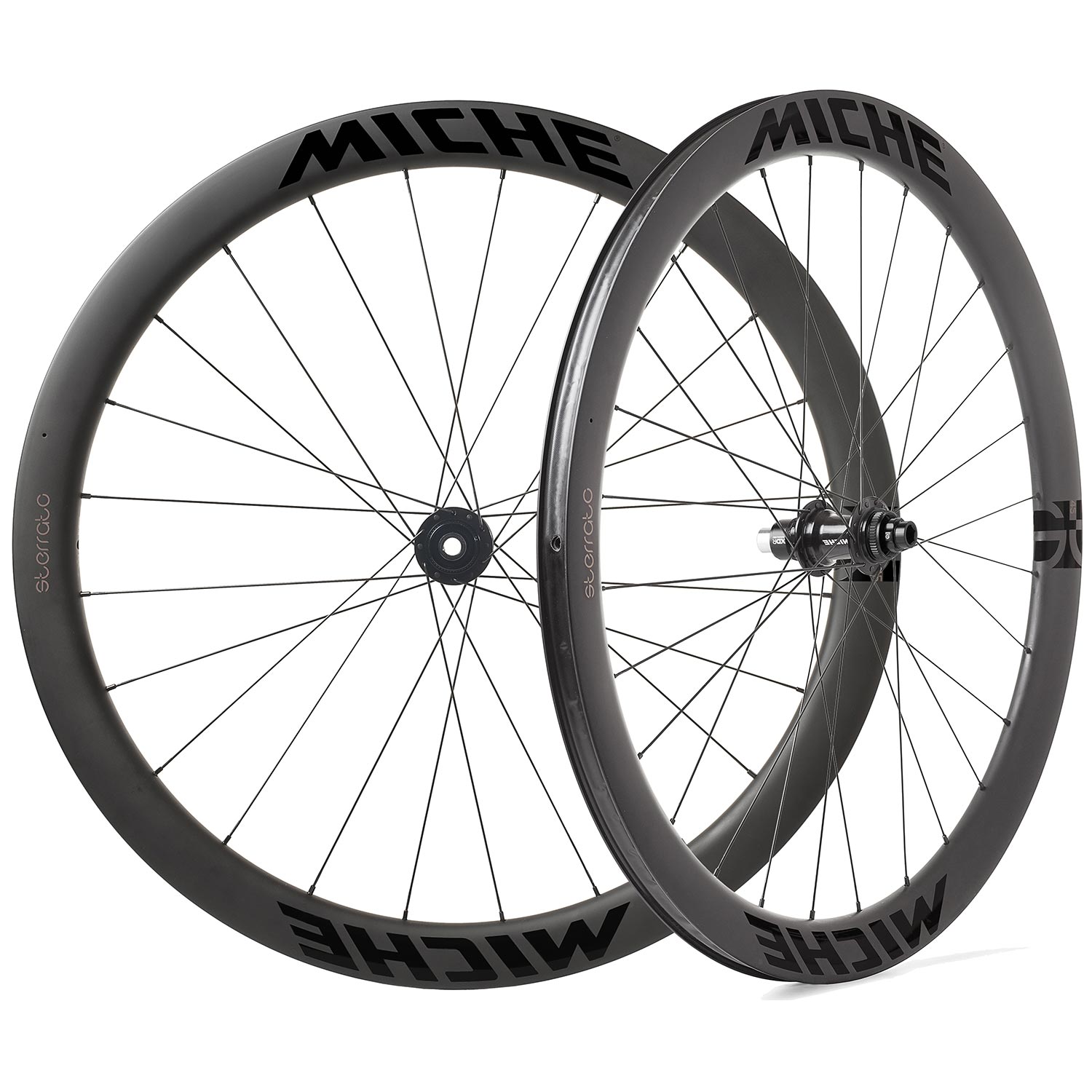 Колесо пер. + задн. 28" Miche STERRATO 45 Wheels Set, Gravel, 12x100/12x142, Shimano HG, Clincher (Tubeless Compatible) фото 