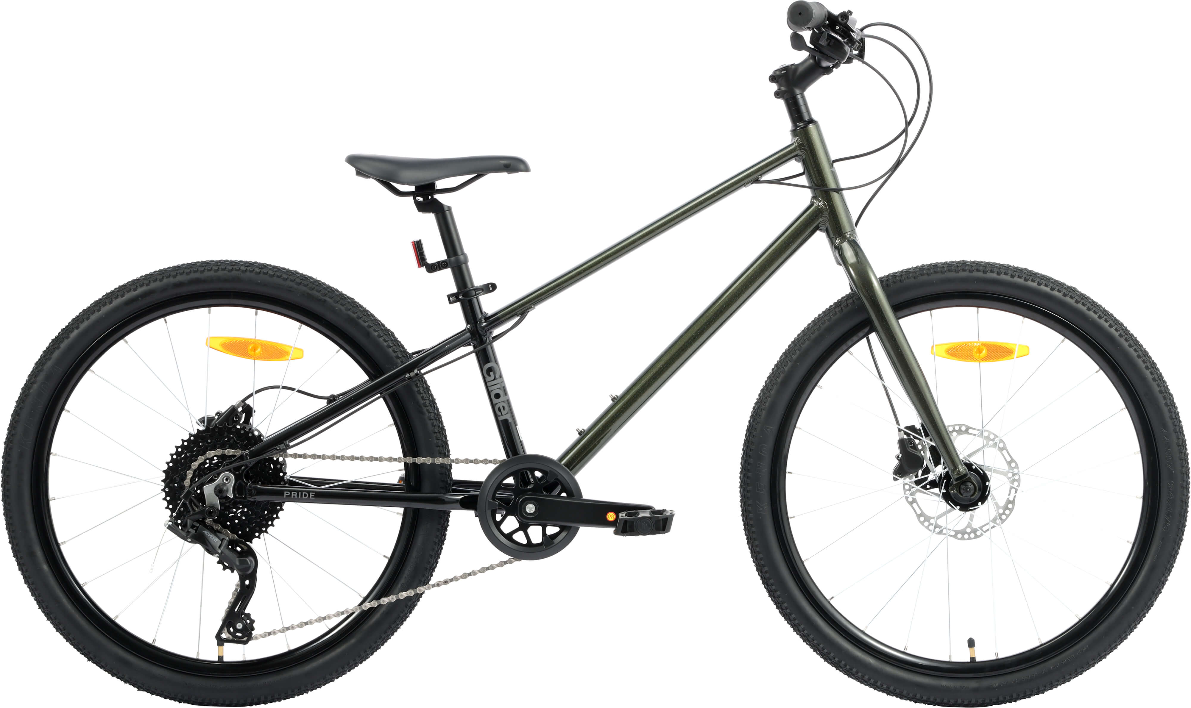 Велосипед 24" Pride GLIDER 4.2 черный B6 фото 