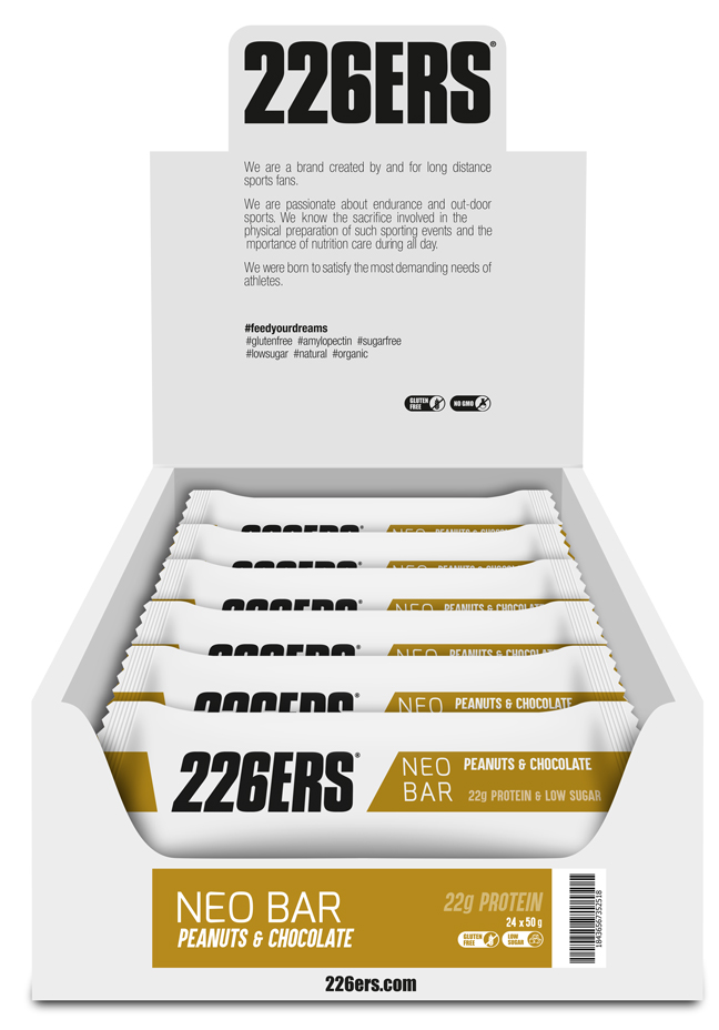 Батончик 226ERS Neo Protein арахіс/шоколад 50г 24шт/уп 1200г фото 