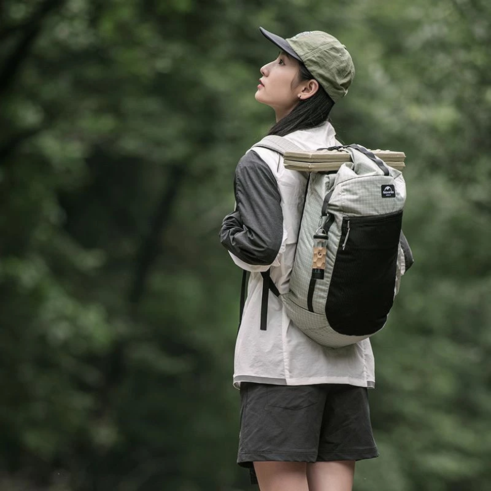 Рюкзак Naturehike NH20BB206, 20 л, графіт в клітинку фото 3