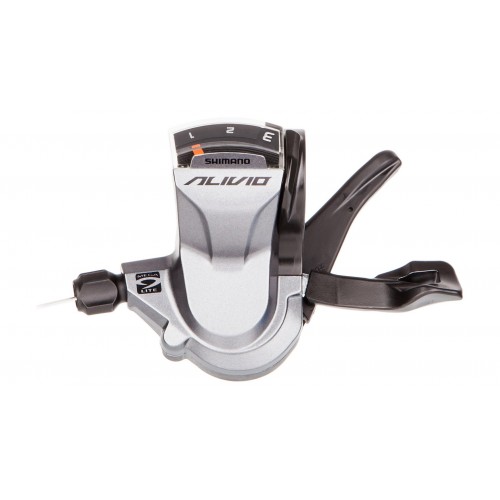 Фотография Ручка переключения лев. Shimano SL-M4000 ALIVIO 3ск. 1800мм +тросик серебр. Ручка переключения лев. Shimano SL-M4000 ALIVIO 3ск. 1800мм +тросик серебр. фото