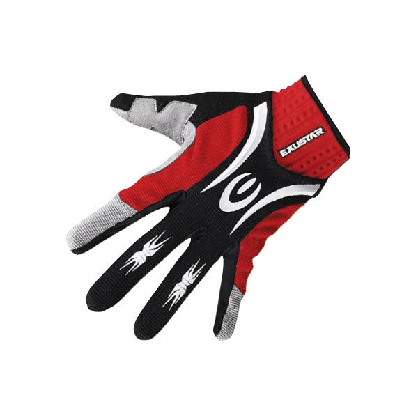 Перчатки EXUSTAR CG520 серый/красный/черный M фото 1