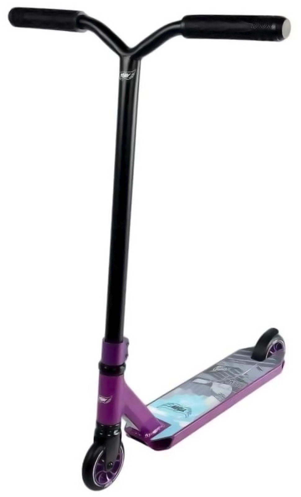 Самокат трюковий Flyby Lite V2 complete Black/Purple фото 