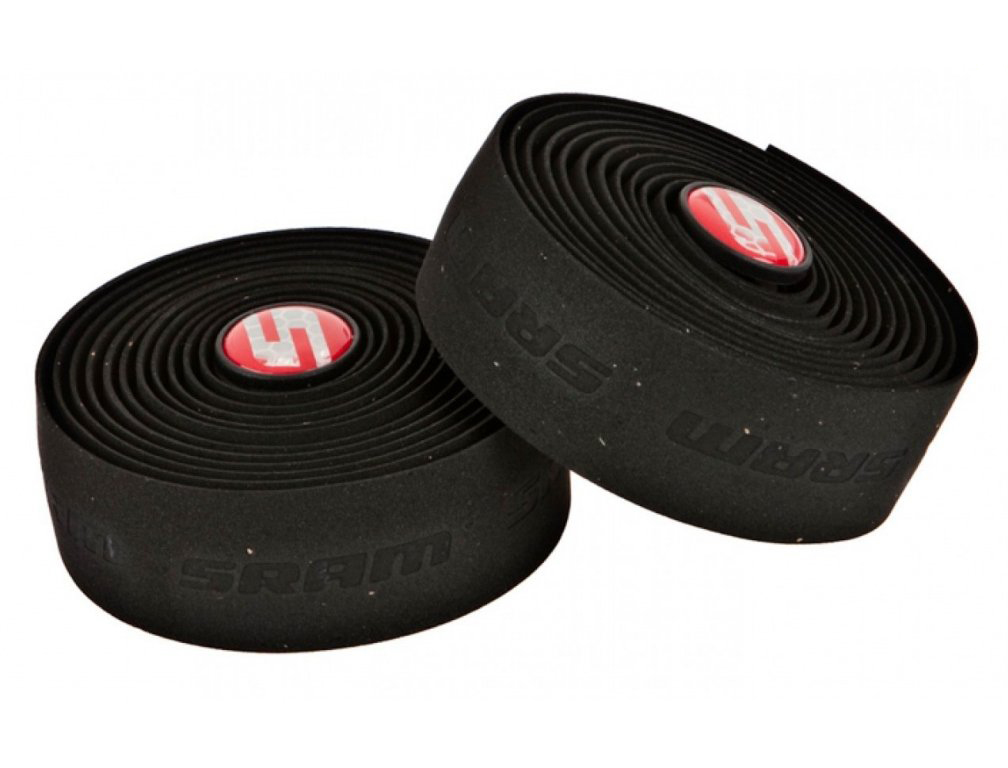Обмотка руля Sram SUPERCORK 08A HB BAR TAPE, 3х30 мм, винил, черная фото 1