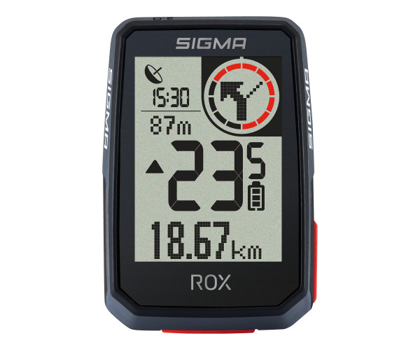 Велокомп`ютер Sigma Sport ROX 2.0 Black Top Mount фото 