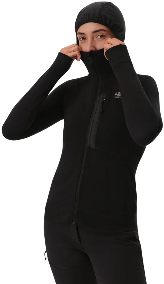 Флис Turbat ILMA HOOD Wmn, женский, Jet Black, XL фото 
