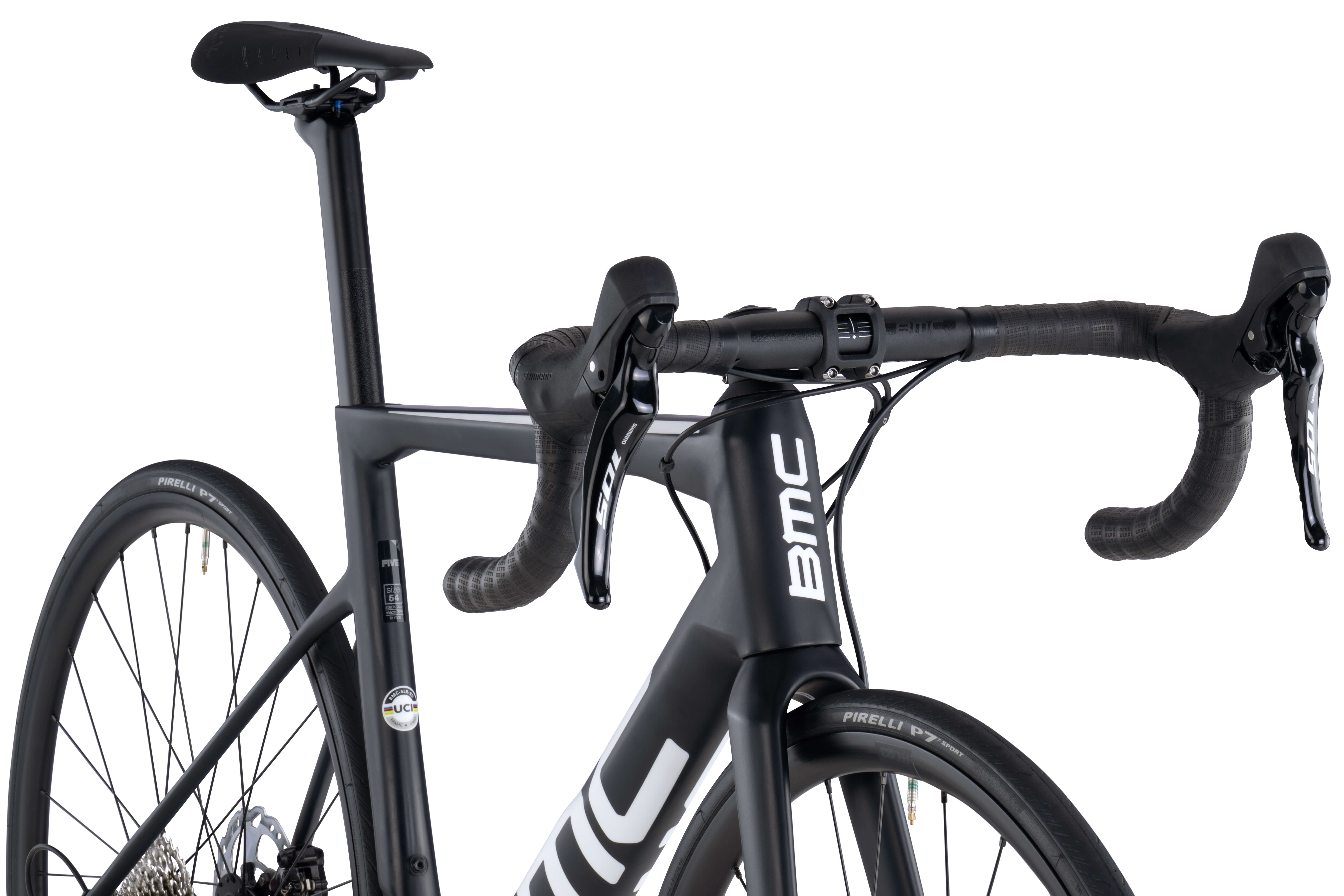 Велосипед 28" BMC TEAMMACHINE SLR FIVE рама - 51см blk wht gry A5 фото 4