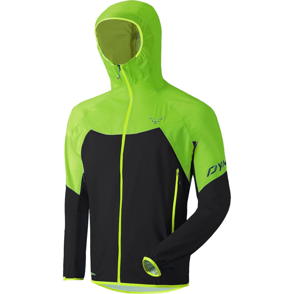Куртка Dynafit TRANSALPER LIGHT 3L M JKT 70980 5641 мужская, размер 46/S, зеленая/черная