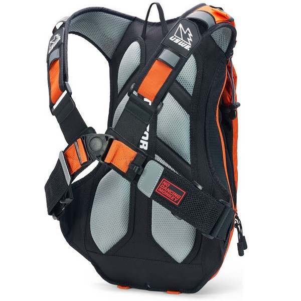 Рюкзак USWE PATRIOT Backprotector (защита спины) 15, оранжевый с черным фото 2
