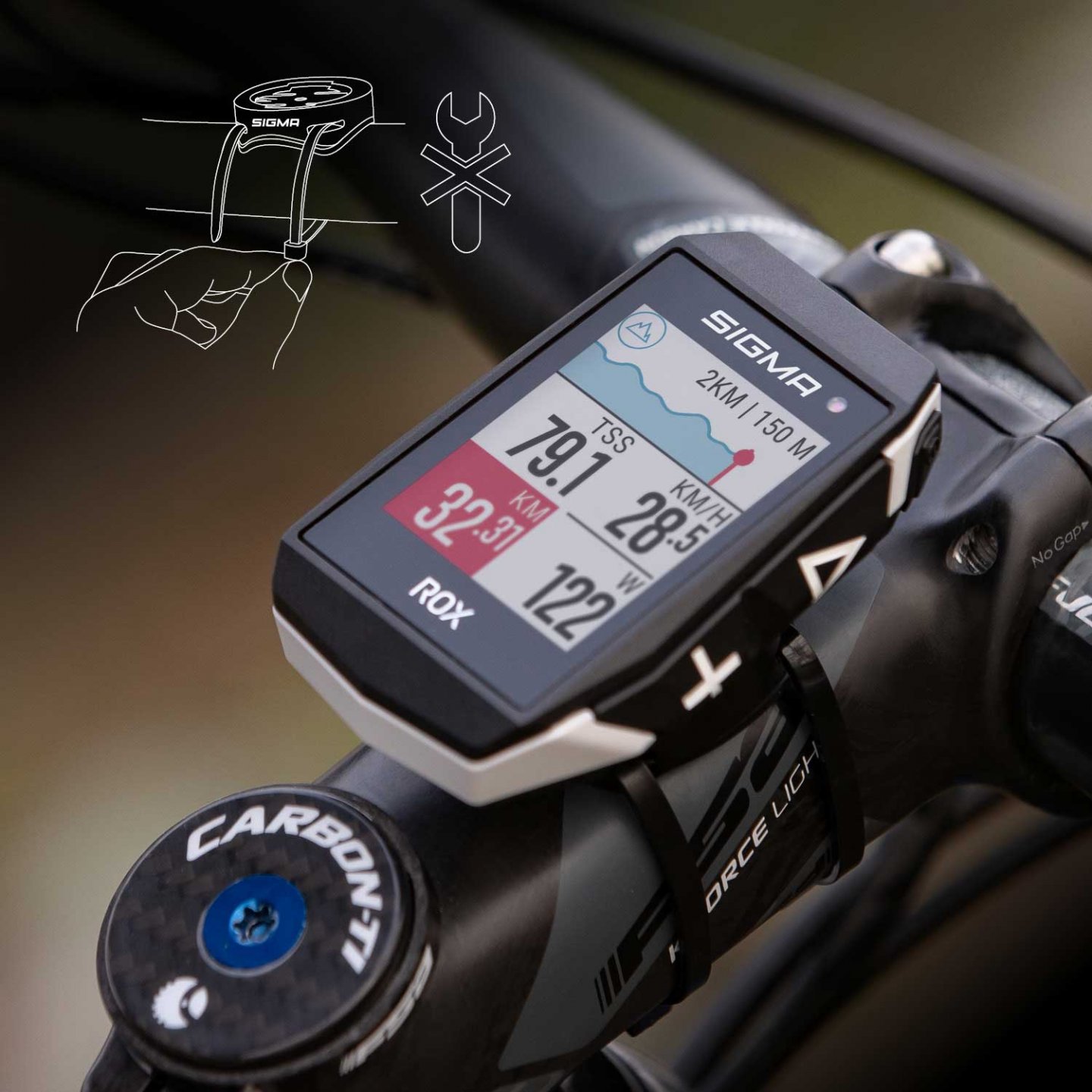 Велокомп`ютер Sigma Sport ROX 11.1 EVO White фото 2