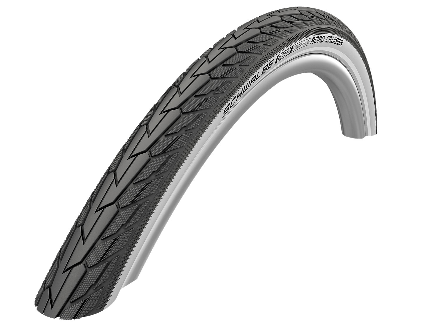Покришка 27.5x1.40 650x35B (37-584) Schwalbe ROAD CRUISER K-Guard B/W HS484 Green Compound, 50EPI фото 