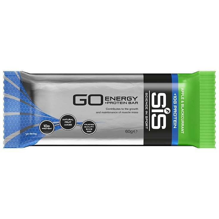 Батончик протеиновый SiS GO Energy + Protein Bar , Яблоко и Черная смородина, 60 гр.