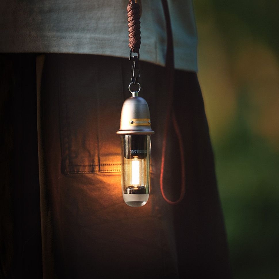 Фонарь кемпинговый Naturehike CNK2350ZM010, 118х39 мм, коричневый фото 8