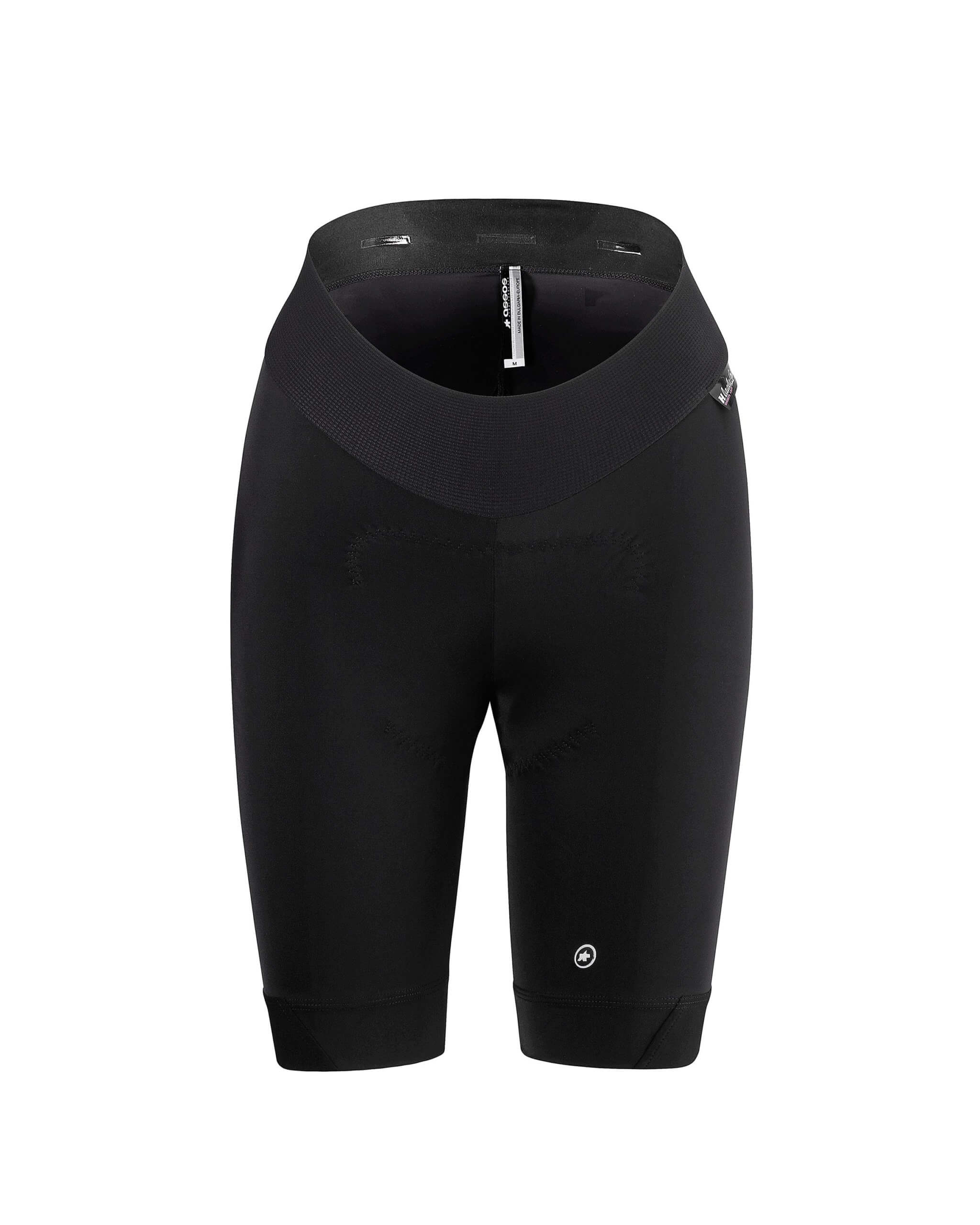 Велотрусы ASSOS H.Laalalai Shorts S7, женские, черные с белым логотипом, S фото 