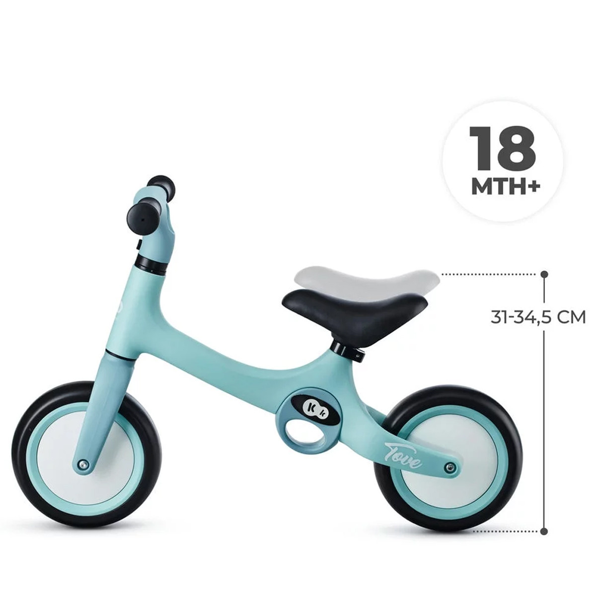 Беговел 8" Kinderkraft Tove Sommer Mint фото 5