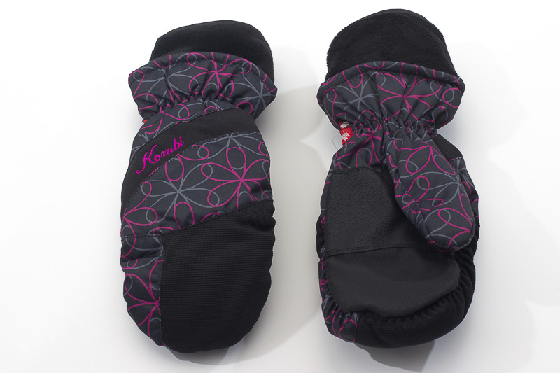 Перчатки Kombi DOWNY WG WMN MITT, черные с фиолетовым, размер M фото 
