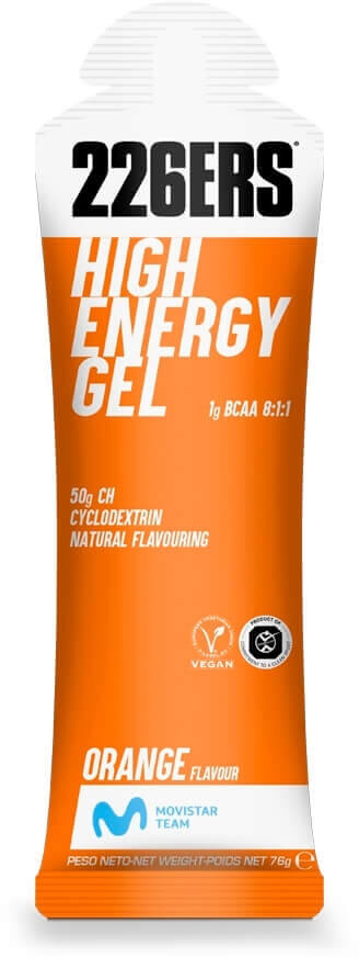 Гель 226ERS High Energy 50г вуглеводів BCAA апельсин 76г фото 