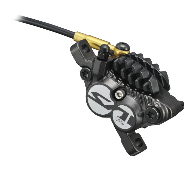 Калипер гидравлических тормозов Shimano BR-M820 SAINT, РМ160мм, колодка H03C/Fin, металл фото 