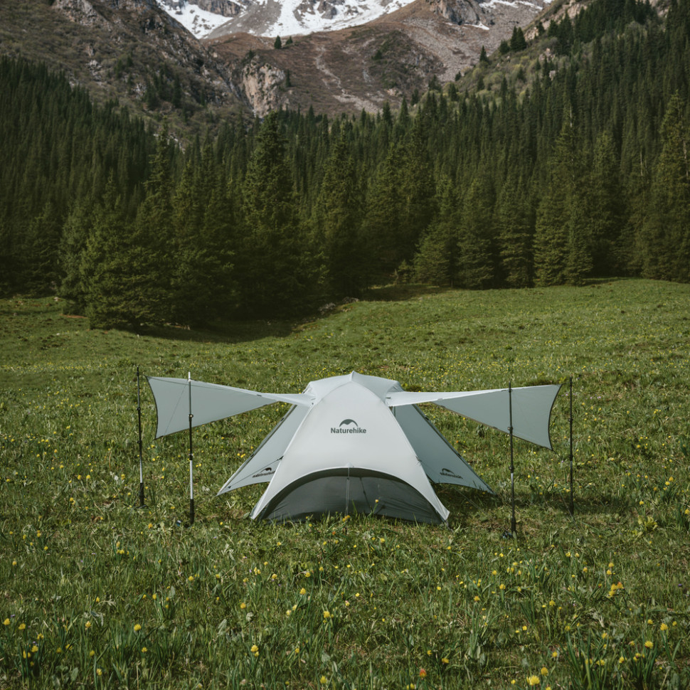 Намет двомісний Naturehike Star River UL CNK2450WS022, сірий фото 5