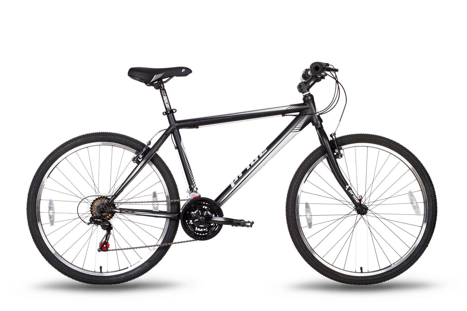 Велосипед 26 '' Pride XC-1.0 рама - 19 "чорно-білий матовий 2016 фото 