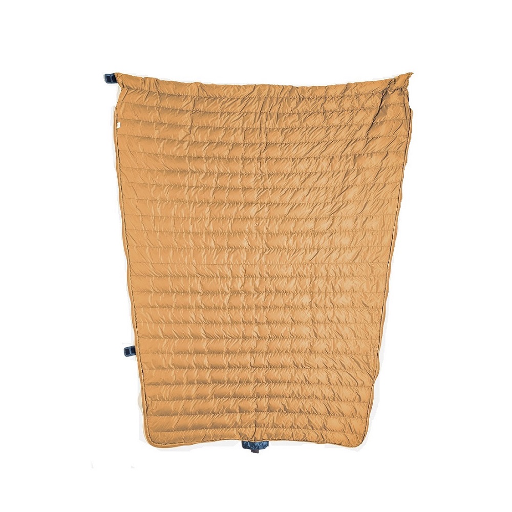 Спальный мешок-одеяло Turbat POLONYNA, пуховый, синий/желтый фото 