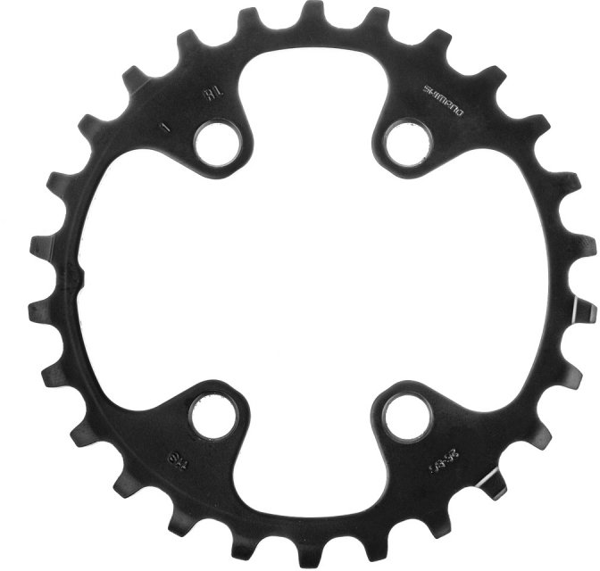 Звезда к шатуну Shimano FC-M6000-2 DEORE, 26T, 2x10/11-ск., BF, для 36-26T фото 