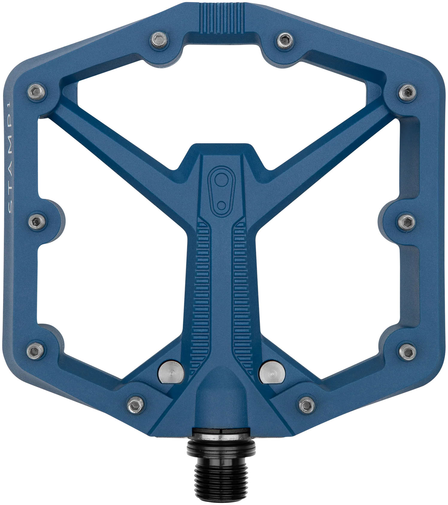 Педали Crankbrothers STAMP 1 (GEN. 2), размер S (37-43 eu), синие фото 