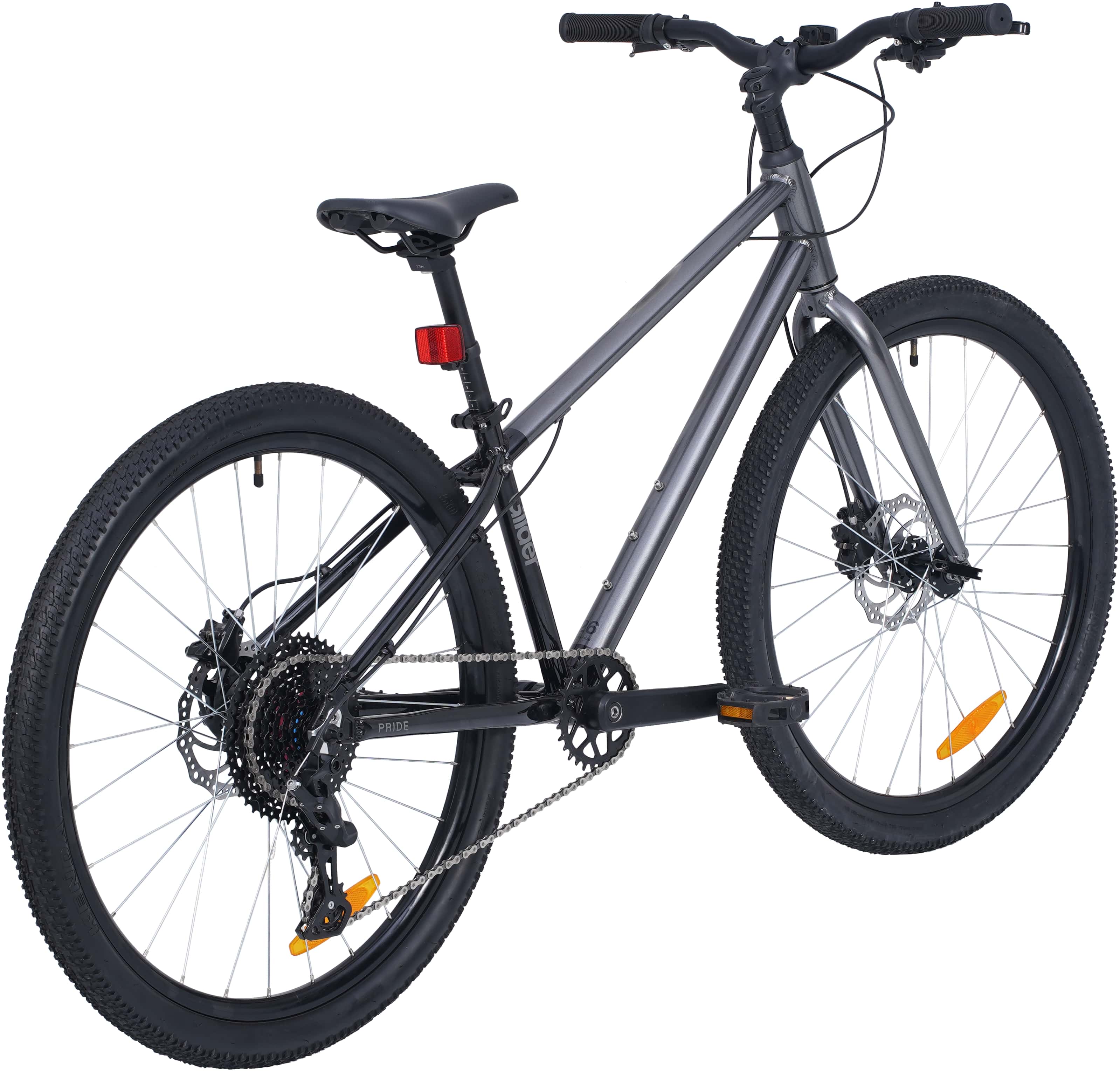 Велосипед 26" Pride GLIDER 6.2 темно-сірий A5 фото 3