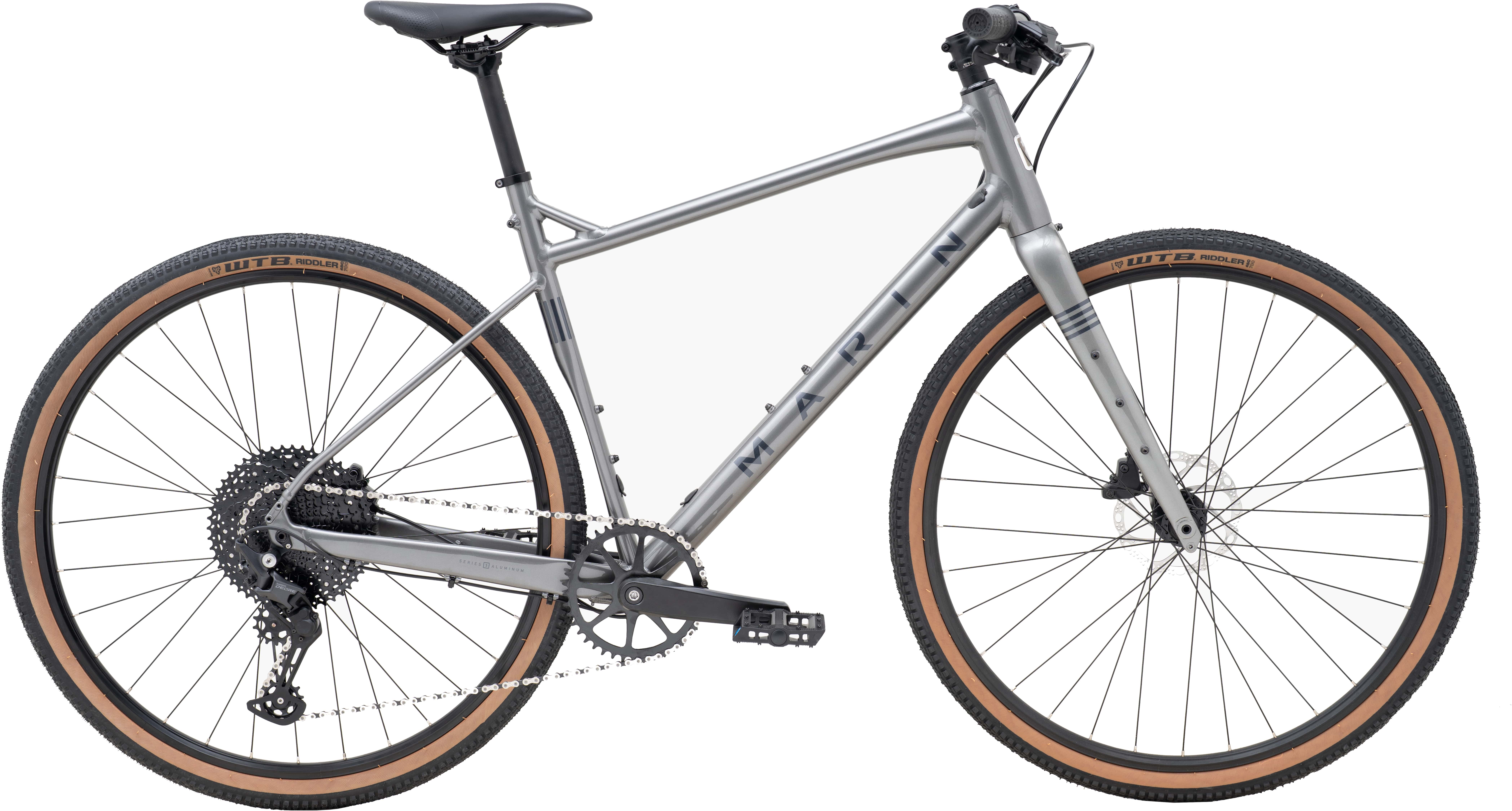 Велосипед 28" Marin DSX 1 рама - M 2024 Gloss Black Chrome/Charcoal