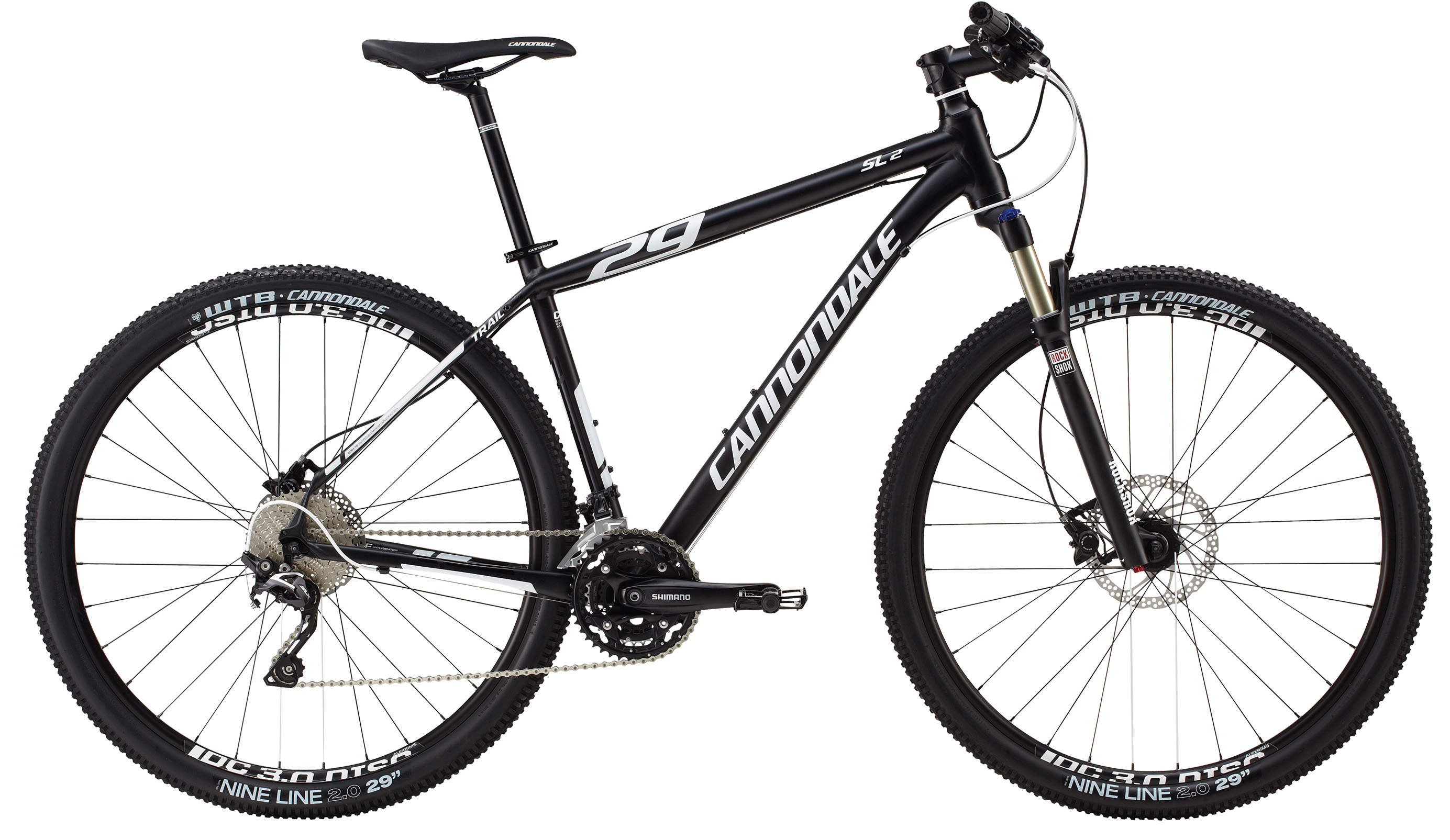 Велосипед 29 "Cannondale TRAIL SL 2 рама - J 2014 чорно-матовий фото 