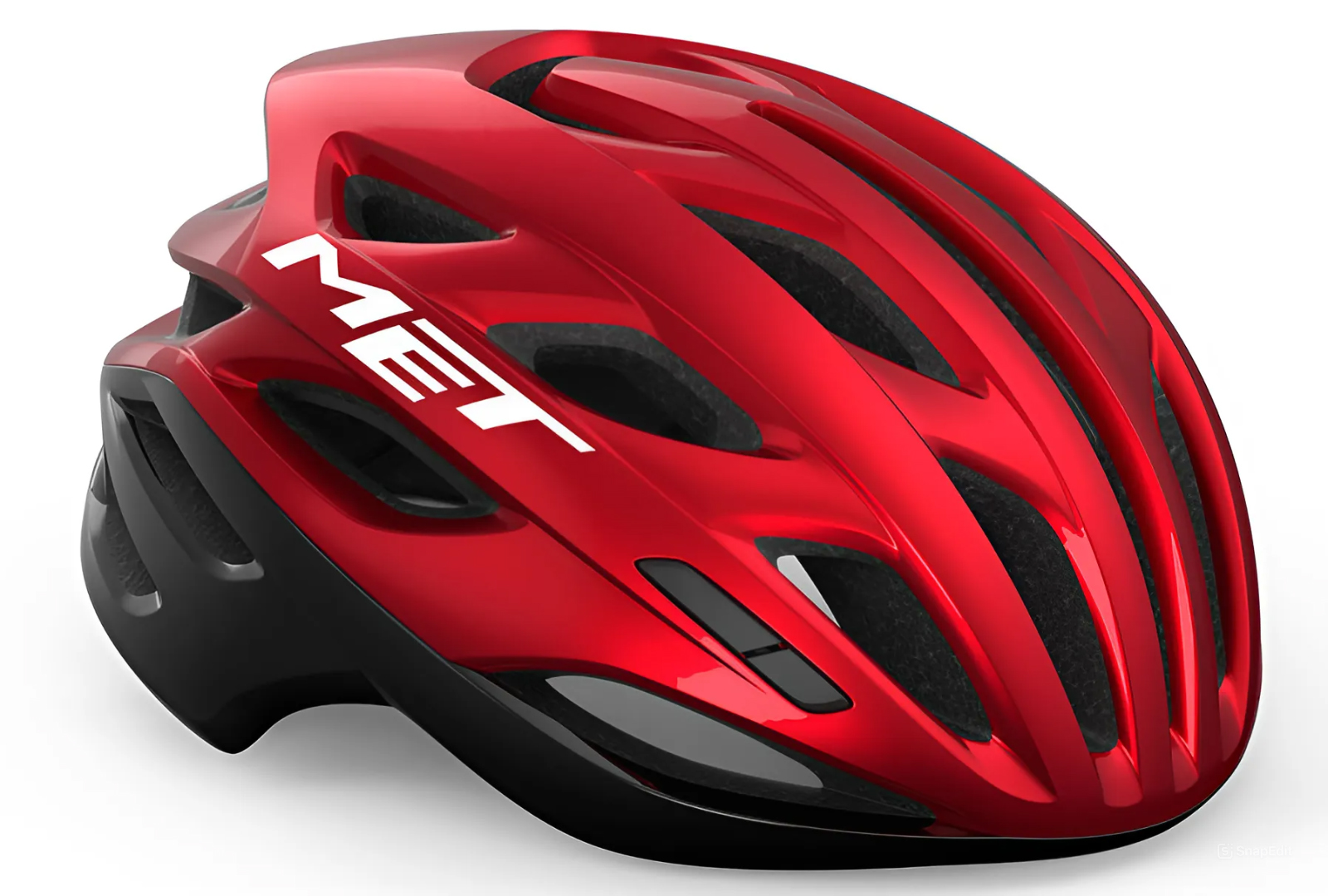 Шлем Met ESTRO MIPS CE размер M (56-58), red black metallic/glossy, красно-черный металлик глянцевый фото 