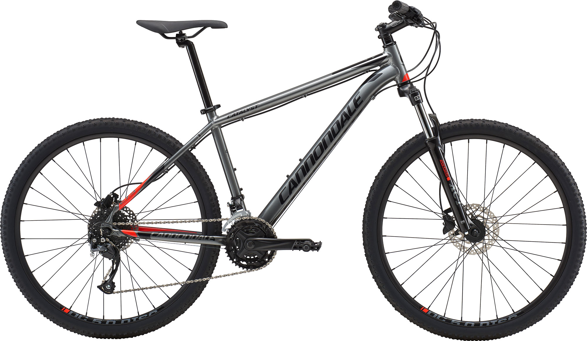 Велосипед 27,5" Cannondale CATALYST 2 рама - M 2018 GRY серый фото 