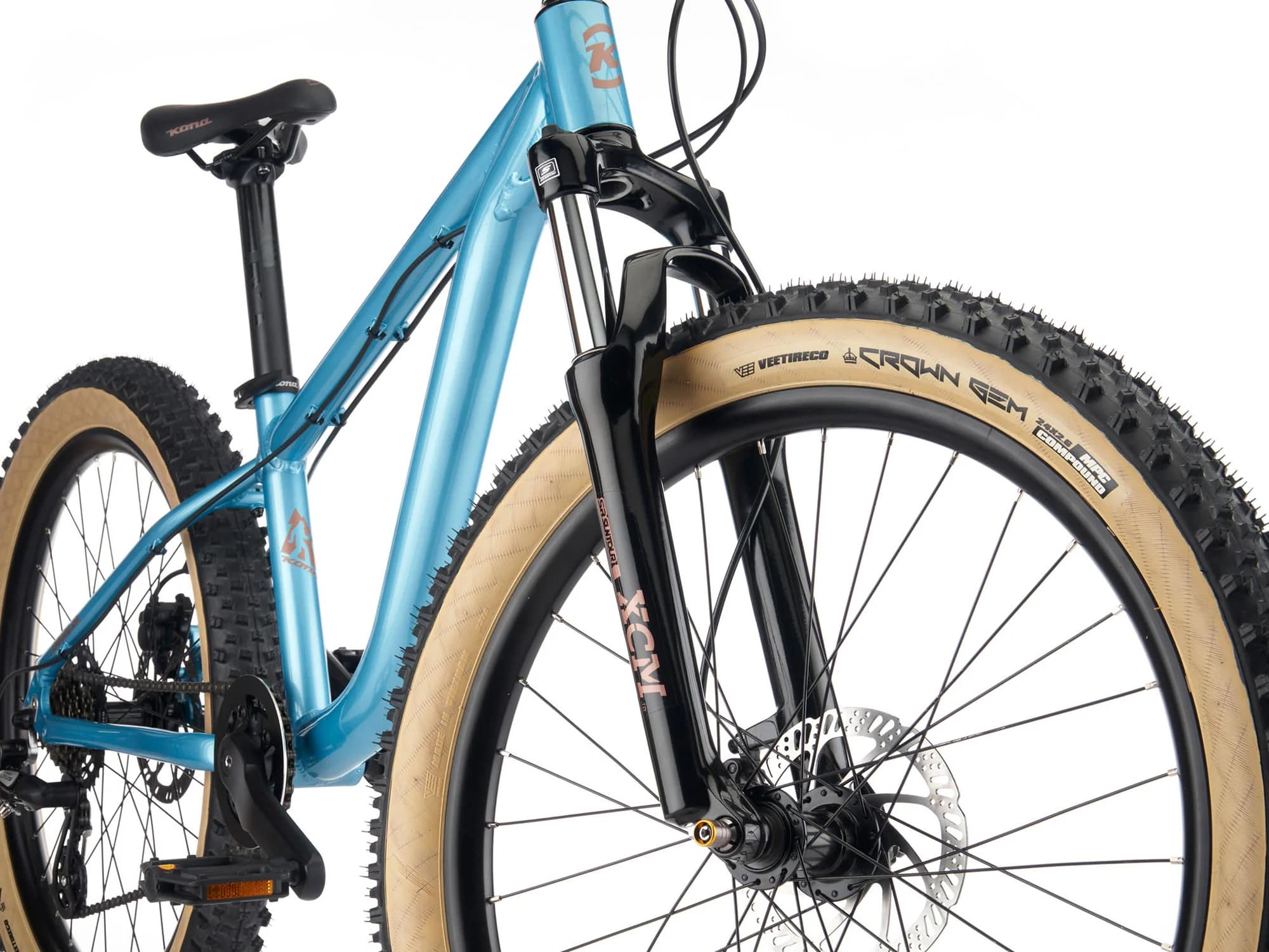 Велосипед 24" Kona HONZO 24 OS, блакитний A4 фото 5