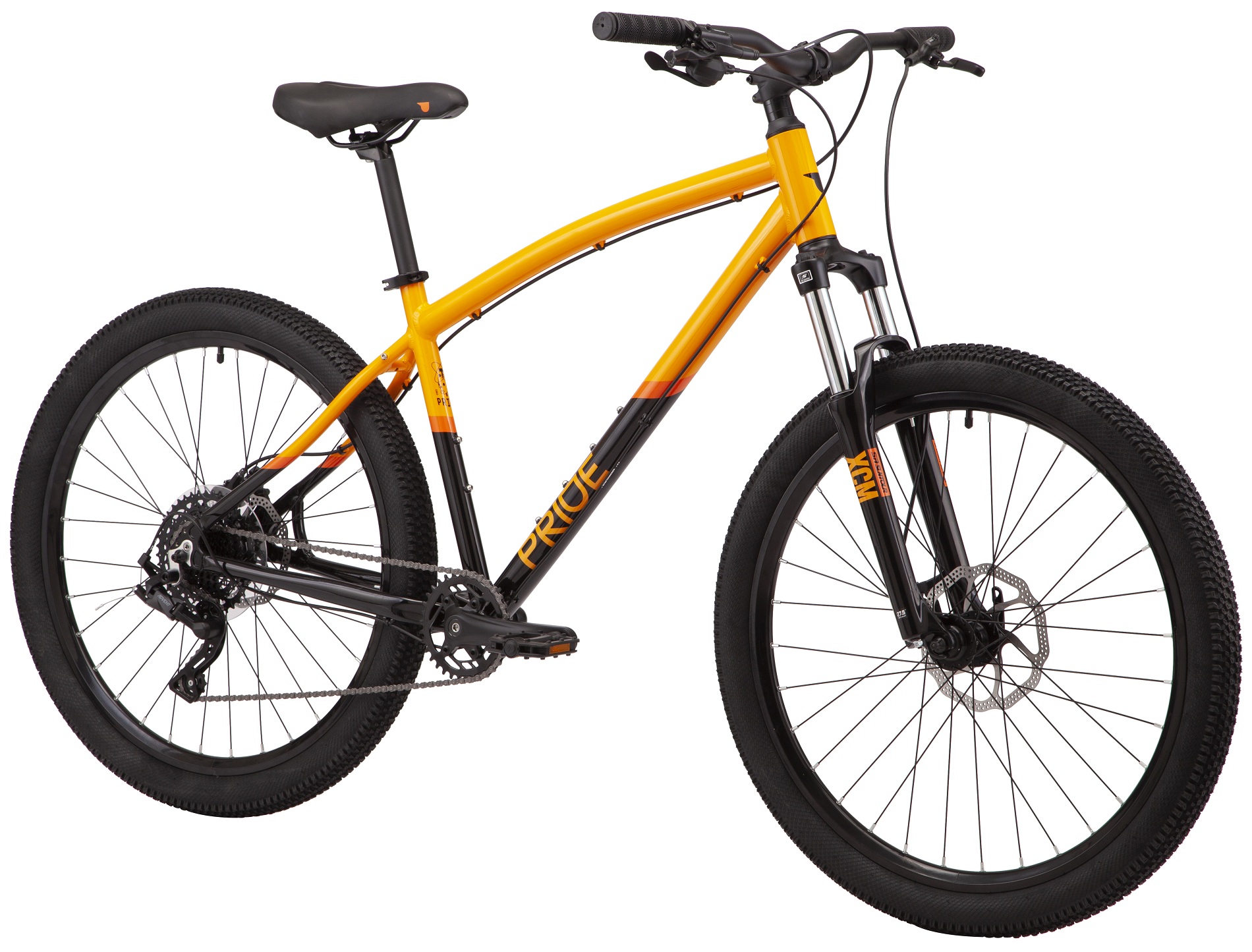 Велосипед 27,5" Pride RAGGEY рама - L 2022 оранжевый фото 2