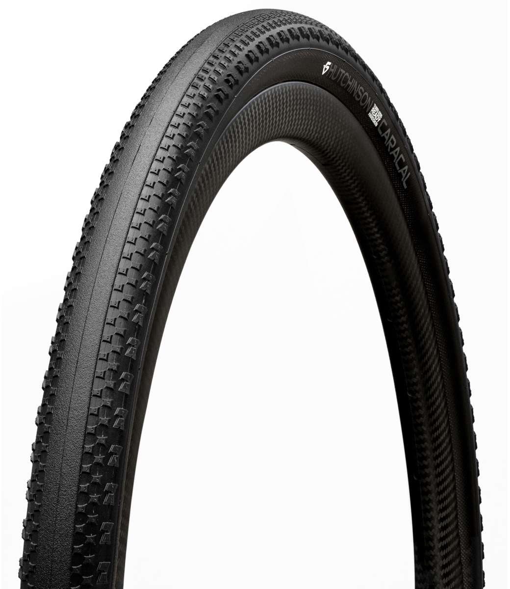 Покришка 700x40C Hutchinson CARACAL, Tubeless Ready, 127 TPI, Foldable, Hardskin, Black фото 