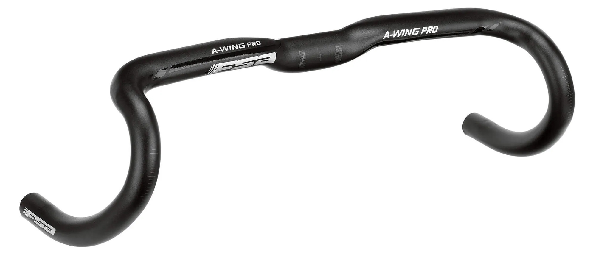 Руль FSA A-Wing AGX Pro Road 460мм, Ø31,8мм, 120мм drop, 80мм reach, черный фото 
