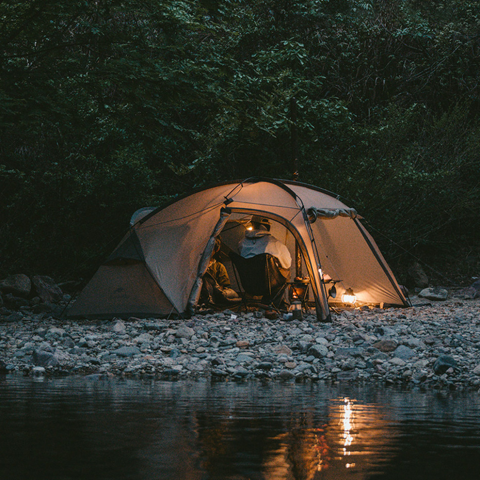 Палатка двухместная Naturehike Shandi CNK2300ZP017, серая фото 3