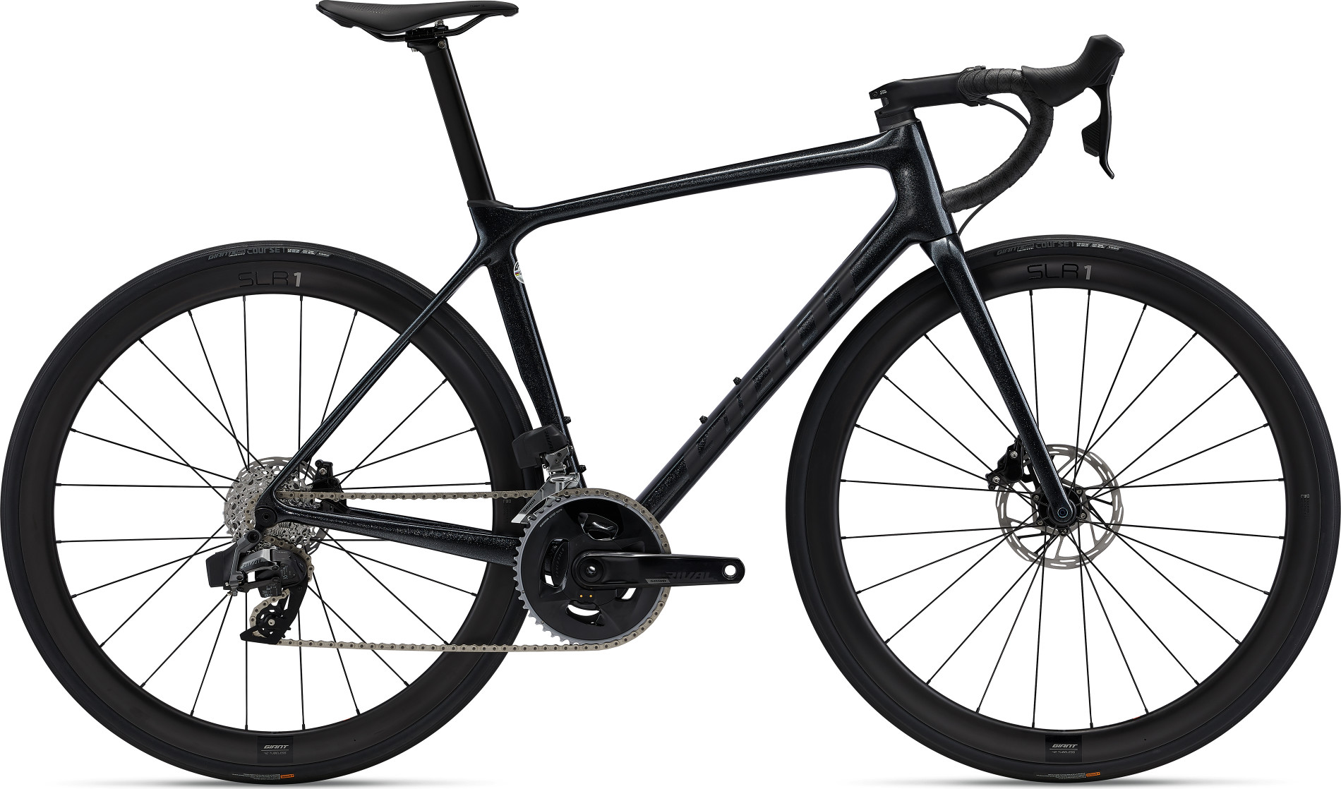 Велосипед 28" Giant TCR ADVANCED PRO 1 DISC AXS рама - ML 2022 Black Diamond фото 