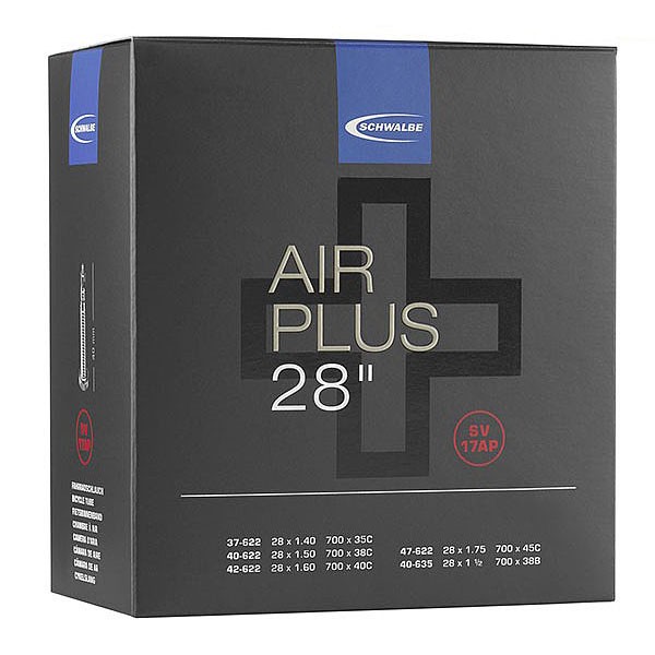 Камера 28" x 1.90" (37/47-622/635) Schwalbe SV17AP AIR PLUS IB 40mm фото 
