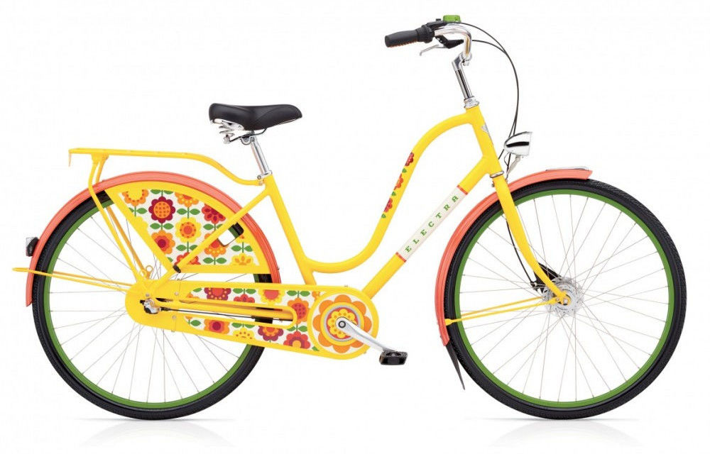 Велосипед 28" Electra Amsterdam Fashion 3i Forget Me Not Ladies' Yellow фото 1