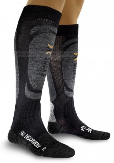 Термоноски лыжные Discovery x-socks , X13 Black/Antracite, 45/47 фото 