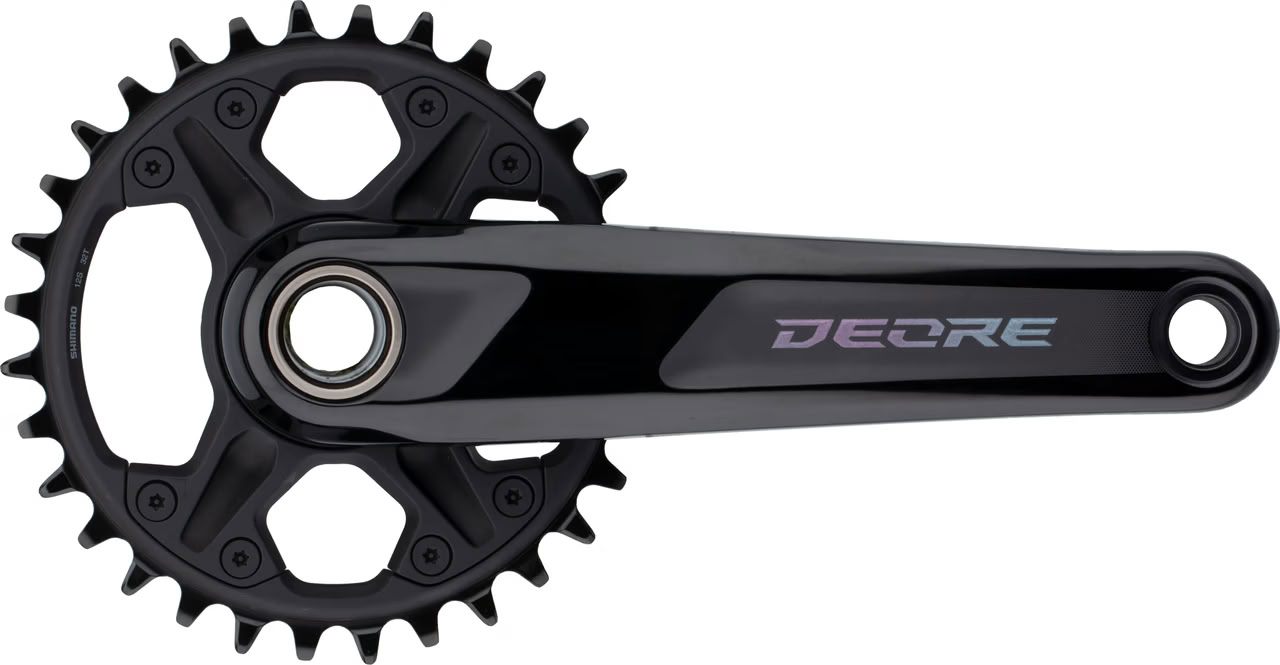 Шатуны Shimano FC-M6100-1 DEORE 32T 175мм, интегр. ось, CL-52мм фото 