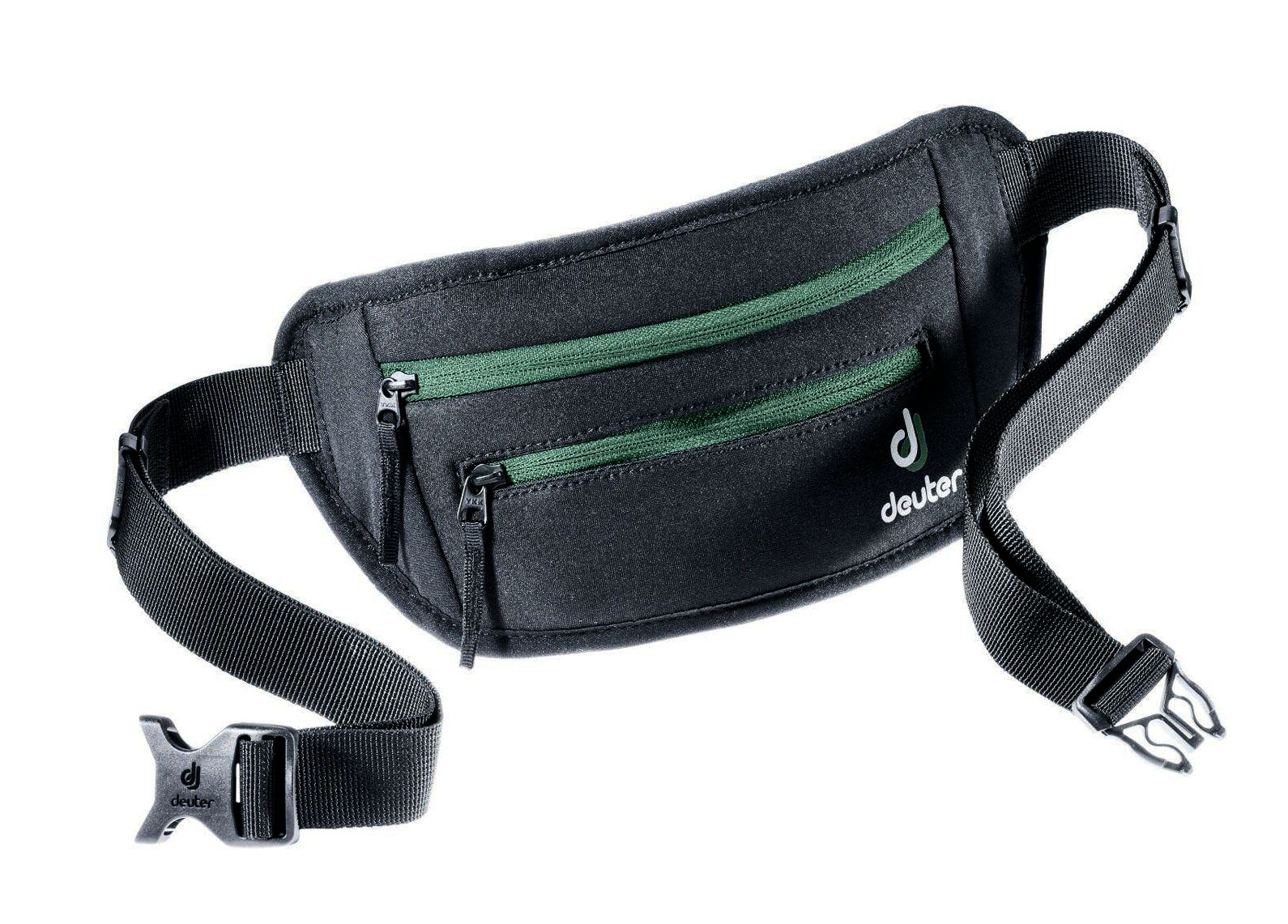 Сумка на пояс DEUTER Neo Belt I, черная с зеленым фото 1